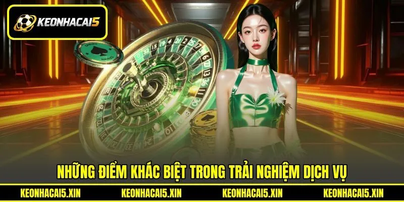 Những điểm khác biệt trong trải nghiệm dịch vụ Những điểm khác biệt trong trải nghiệm dịch vụ